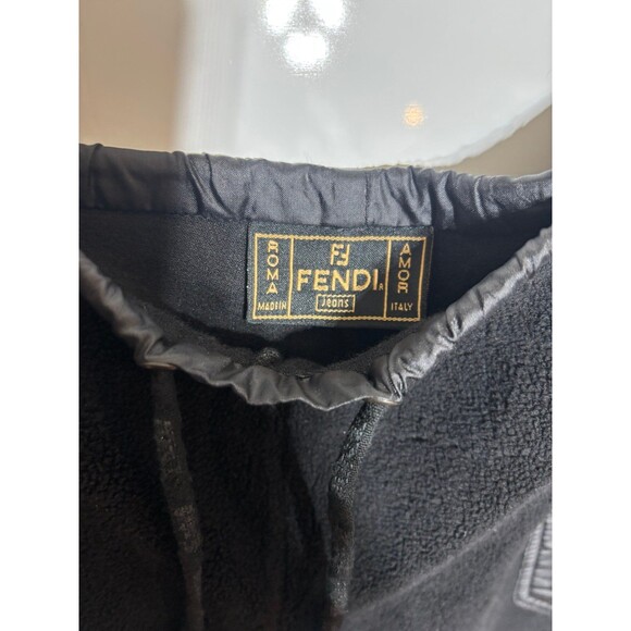 Vintage Rare Fendi Mens Terry Cargo drawstring pants 42 - Picture 3 of 9